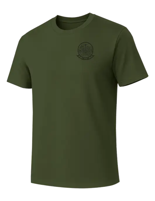 Allmade Dark Olive Green Organic Cotton Tee w/Gunrunner Logo