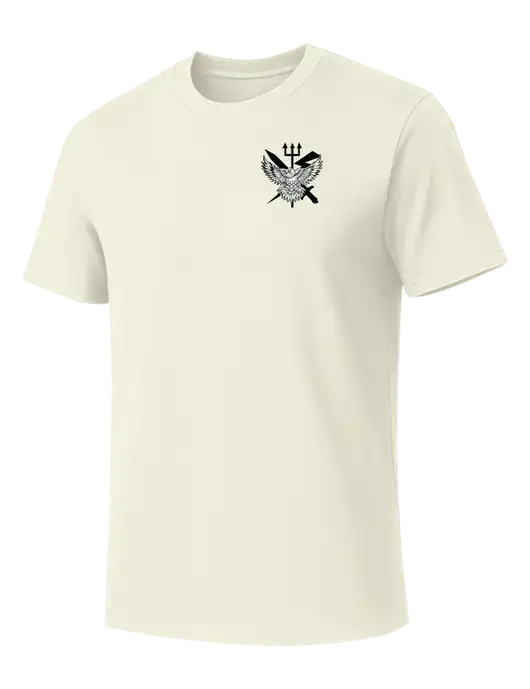 Allmade White Sand Organic Cotton Tee w/VMM-162 Eagle