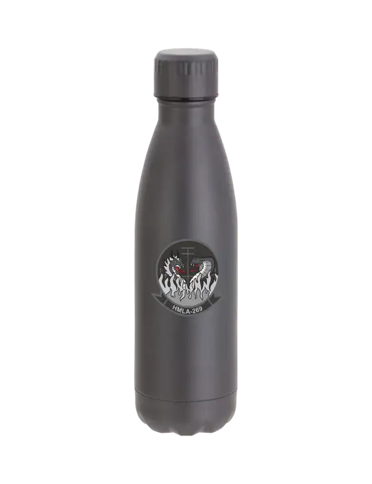 City Go Matte Charcoal 17 oz Insulated Bottle w/Gunrunner Logo