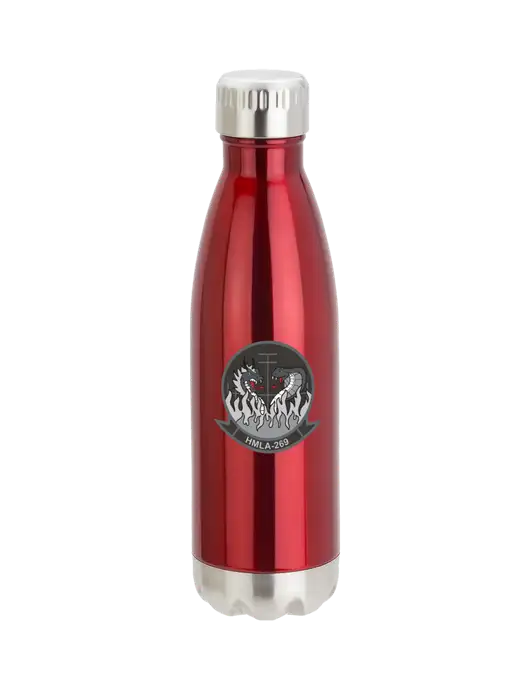 City Go Red 17 oz Insulated Bottle w/Gunrunner Logo