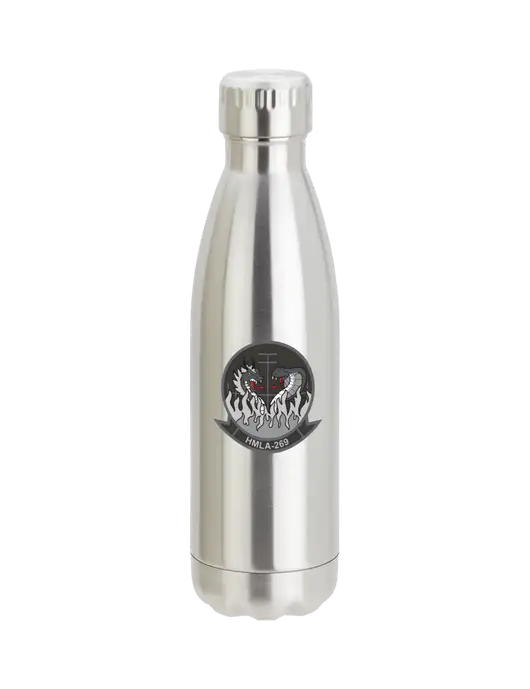 City Go Silver 17 oz Insulated Bottle w/Gunrunner Logo