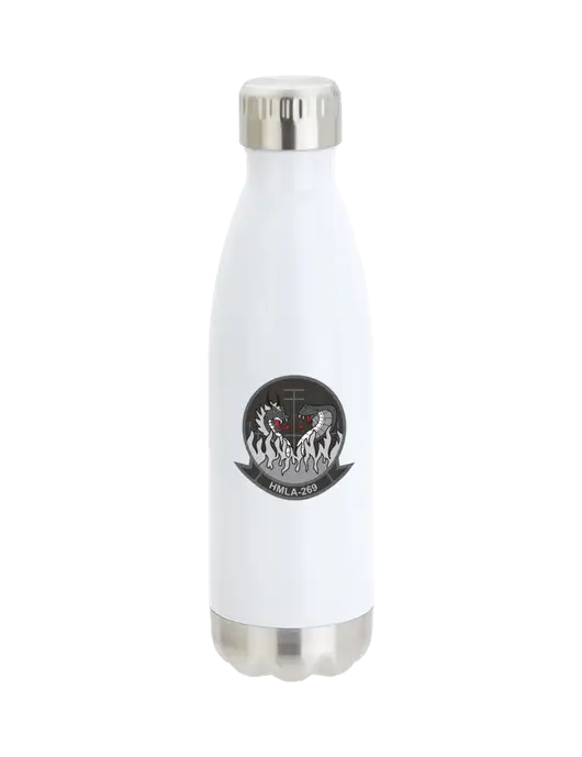 City Go White 17 oz Insulated Bottle w/Gunrunner Logo