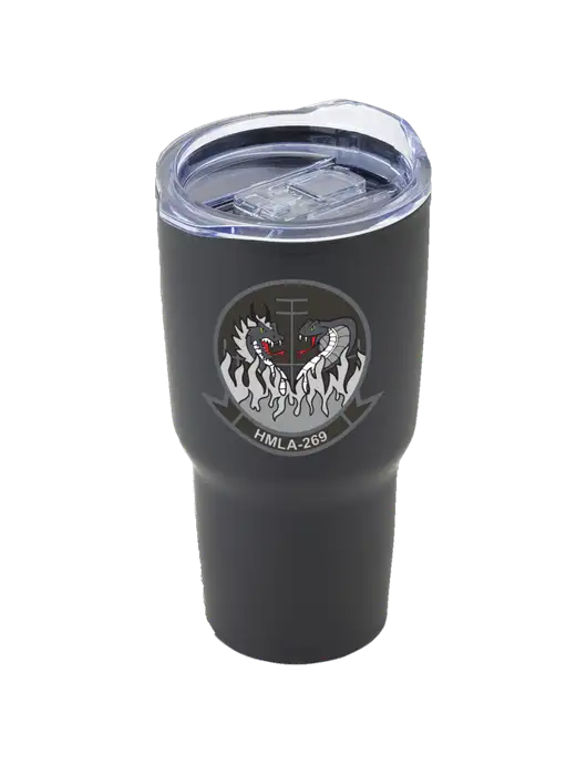 Odyssey Black 30 oz Travel Tumbler w/Gunrunner Logo