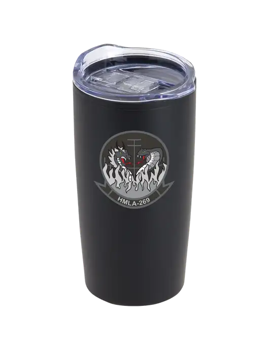 Olympus Black 20 oz Tumbler w/Gunrunner Logo