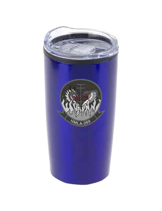 Olympus Blue 20 oz Tumbler w/Gunrunner Logo