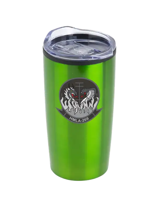 Olympus Green 20 oz Tumbler w/Gunrunner Logo