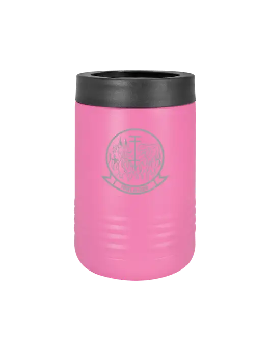 Polar Camel 12 oz Powder Coated Pink Vacuum Insulated Beverage Holder w/Gunrunner Logo