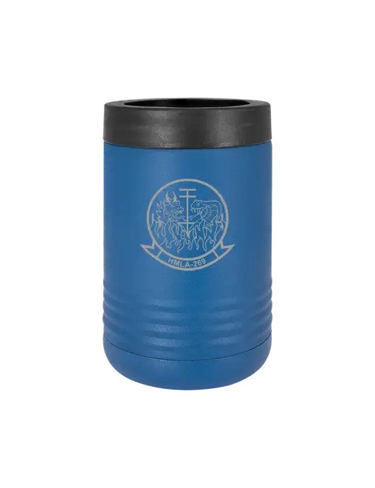 Polar Camel 12 oz Powder Coated Royal Blue Vacuum Insulated Beverage Holder w/Gunrunner Logo