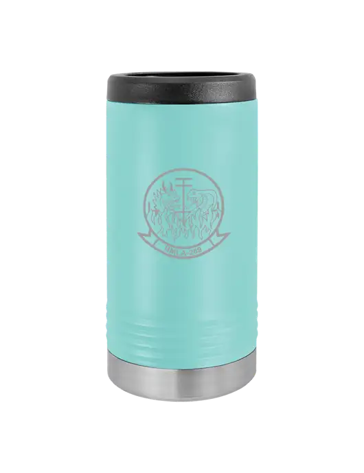 Polar Camel Powder Coated Seafoam Vacuum Insulated Slim Beverage Holder w/Gunrunner Logo