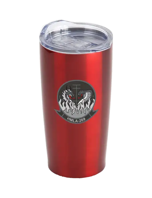 Society Red 20 oz Insulated Tumbler w/Gunrunner Logo