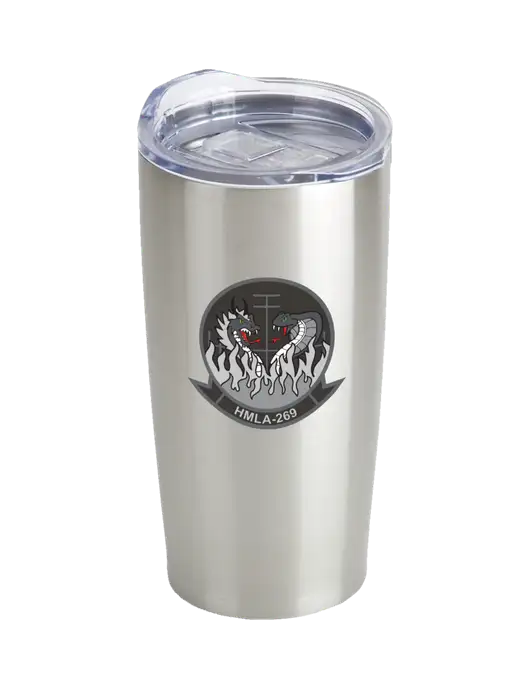 Society Silver 20 oz Insulated Tumbler w/Gunrunner Logo